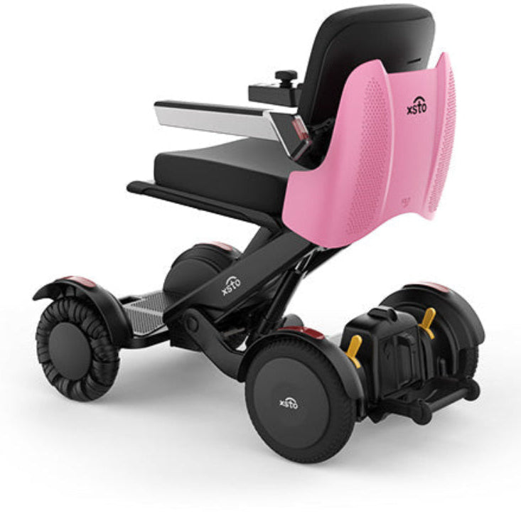 M4 Electric Wheelchair - XSTO barbie pink backrest