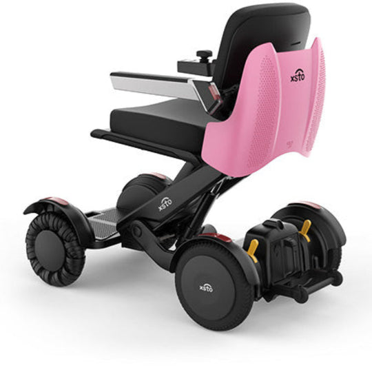 M4 Electric Wheelchair - XSTO barbie pink backrest